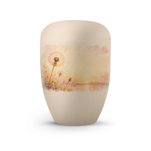 Editon Horizon, Samton creme, mit Aufdruck Pusteblume