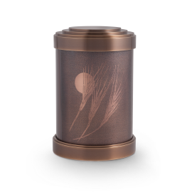 Metallguss, Mantel Kupfer mit Motiv Ähren Metallguss, Mantel Kupfer mit Motiv Ähren