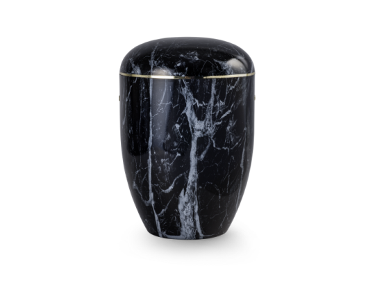 Edition Marmore, Marmoroptik schwarz-weiß, biol. abbaub.