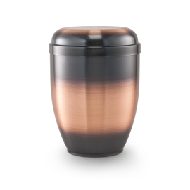 Kupfer, abgestuft galvanisch gefärbt