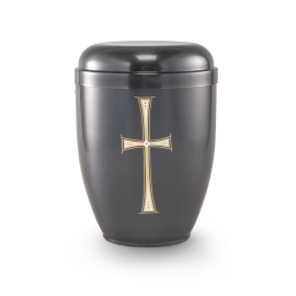 Kupfer, galvanisch dunkel gefärbt, Motiv Kreuz Kupfer, galvanisch dunkel gefärbt, Motiv Kreuz