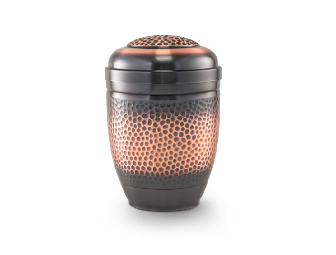 Kupfer, gehämmert, abgestuft gefärbt Kupfer, gehämmert, abgestuft gefärbt