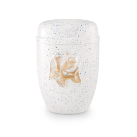 Stahl, weiß-blau gesprenkelt Rosenblüte Stahl, weiß-blau gesprenkelt Rosenblüte