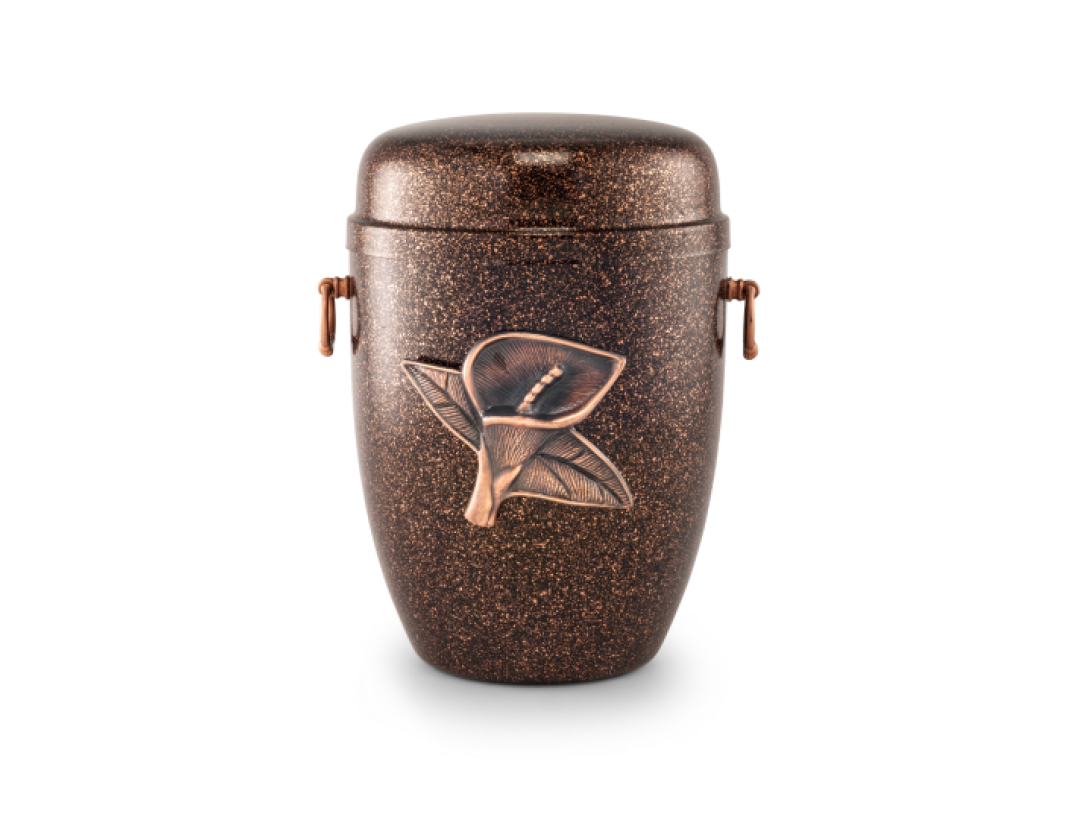 Stahl schwarz/kupfer Calla, Griffe