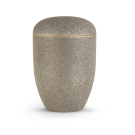 Edition Rocka, mit Sand beschichtet, velvet champagner, mit Baumwollkordel verziert Edition Rocka, mit Sand beschichtet, velvet champagner, mit Baumwollkordel verziert