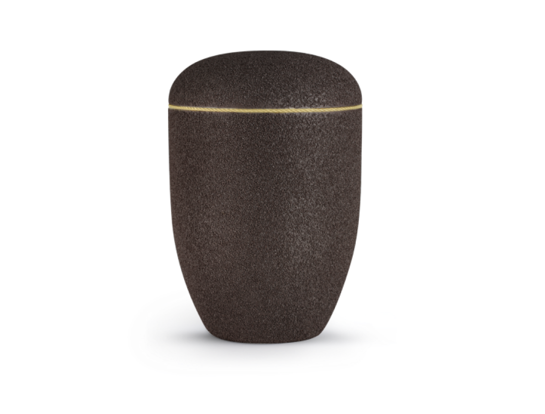 Edition Rocka, mit Sand beschichtet, velvet siena, mit Baumwollkordel verziert Edition Rocka, mit Sand beschichtet, velvet siena, mit Baumwollkordel verziert