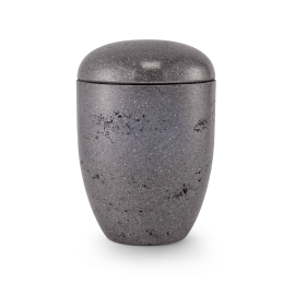 Terra-Jura Urne Edition Rocka, grau, Steinoptik geschliffen, biol. abbaub.