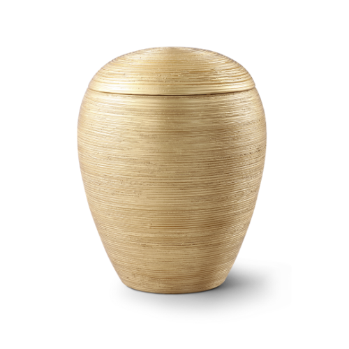 Edition Bianco, strukturierte Oberfläche gold, Keramik