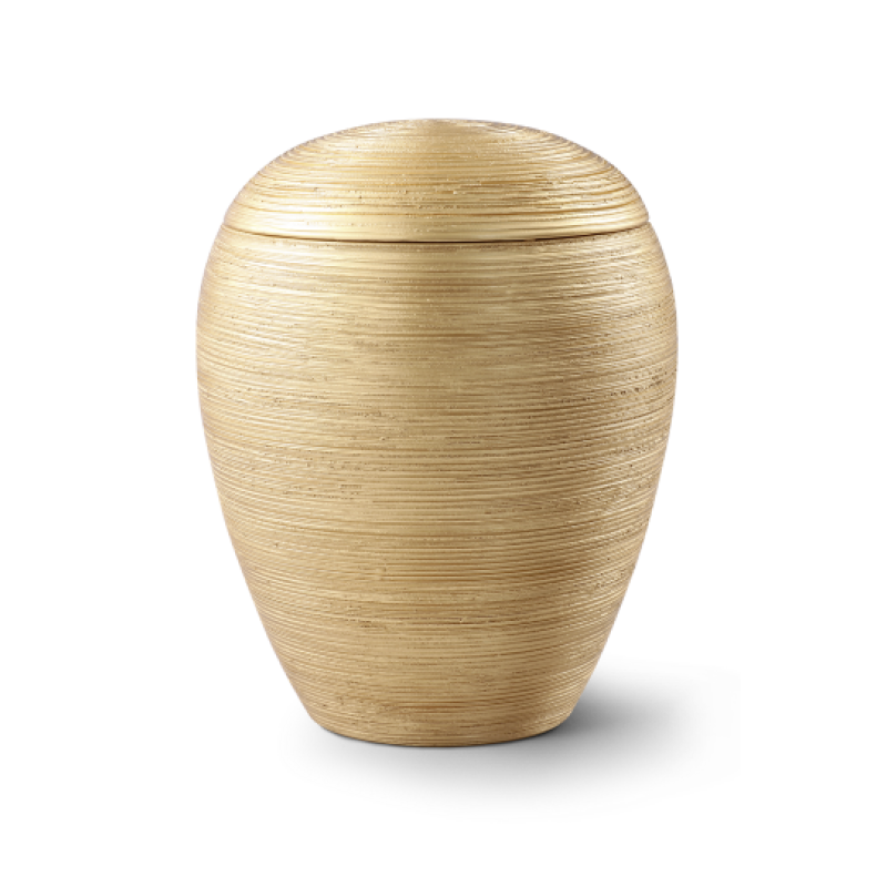Edition Bianco, strukturierte Oberfläche gold, Keramik