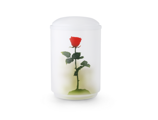 Rosa handbemalt aus der Künstleredition Poesie
