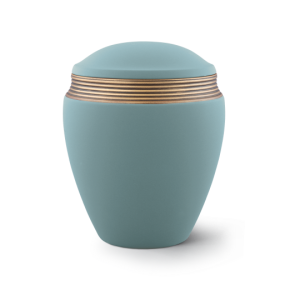 Edition Colour Line, Samton türkis, Handbemaltes Dekor altgold, Keramik