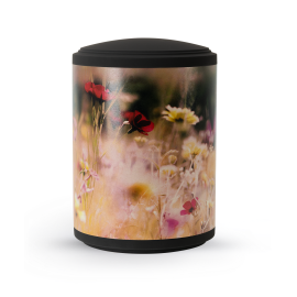 Edition Ventura, Samton schwarz, Band aus Pflanzenfasern, Blumenwiese Edition Ventura, Samton schwarz, Band aus Pflanzenfasern, Blumenwiese