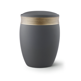 Edition Cleo, Samton graphit, Handbemaltes Dekor altgold, Keramik