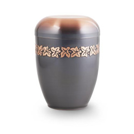 Kupfer, galvanisch gefärbt, Efeufries Kupfer, galvanisch gefärbt, Efeufries