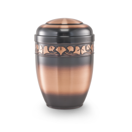 Kupfer, galv. gef., Ginkgoblattfries