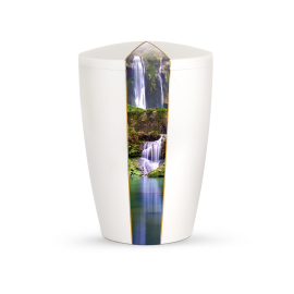 Edition Natura, perlmutt, Wasserfall, biol. abbaub. Edition Natura, perlmutt, Wasserfall, biol. abbaub.