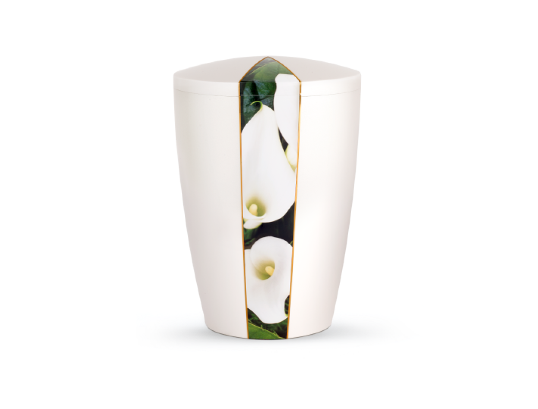 Edition Natura, perlmutt, Calla, biol. abbaub. Edition Natura, perlmutt, Calla, biol. abbaub.