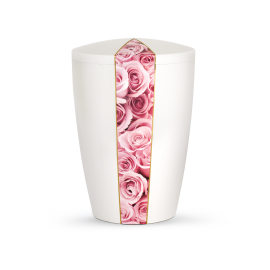 Edition Natura, perlmutt, rosa Rosen, biol. abbaub. Edition Natura, perlmutt, rosa Rosen, biol. abbaub.