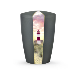 Edition Natura, Samtton anthrazit, Leuchturm, biol. abbaub. Edition Natura, Samtton anthrazit, Leuchturm, biol. abbaub.