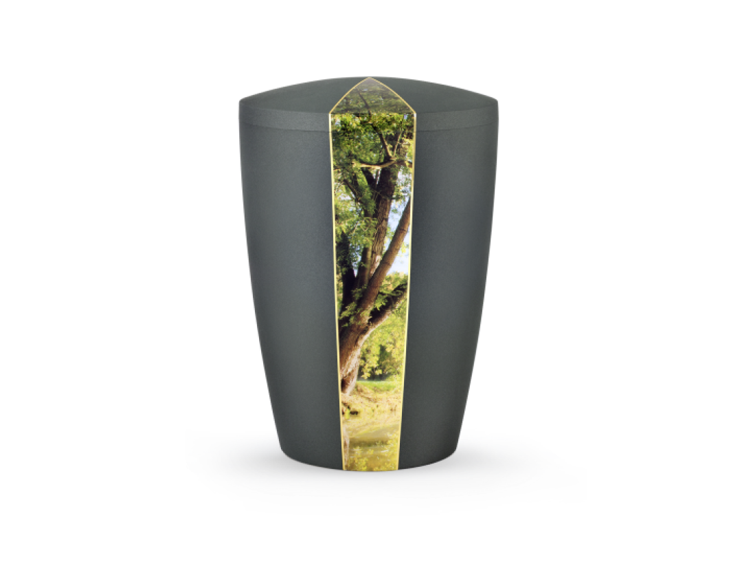 Edition Natura, Samtton anthrazit, Baum, biol. abbaub. Edition Natura, Samtton anthrazit, Baum, biol. abbaub.
