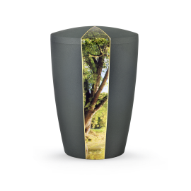 Edition Natura, Samtton anthrazit, Baum, biol. abbaub. Edition Natura, Samtton anthrazit, Baum, biol. abbaub.