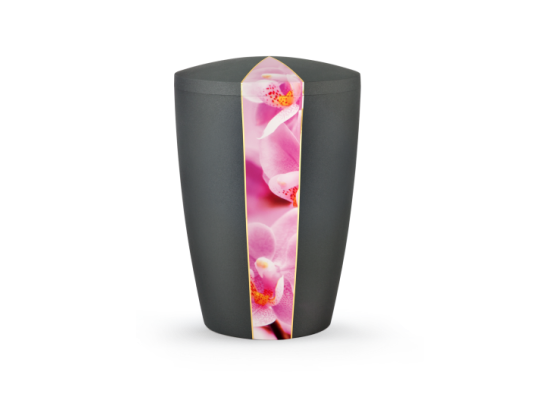 Edition Natura, anthrazit, Orchidee, biol. abbaub.