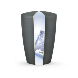 Edition Natura, Samtton anthrazit, Gipfel, biol. abbaub. Edition Natura, Samtton anthrazit, Gipfel, biol. abbaub.