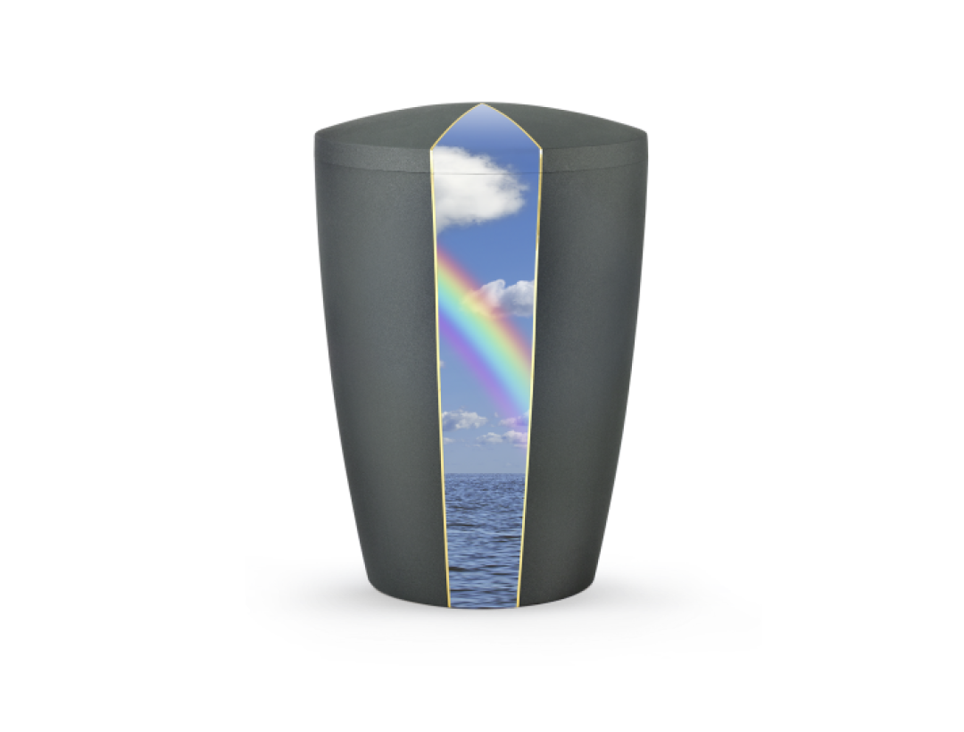 Edition Natura, Samtton anthrazit, Regenbogen, biol. abbaub. Edition Natura, Samtton anthrazit, Regenbogen, biol. abbaub.