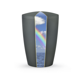 Edition Natura, Samtton anthrazit, Regenbogen, biol. abbaub. Edition Natura, Samtton anthrazit, Regenbogen, biol. abbaub.