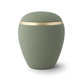 Edition Colour Line, Samton oliv, altgold Dekorstreifen, Keramik