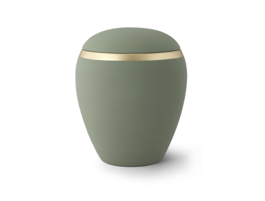 Edition Colour Line, Samton oliv, altgold Dekorstreifen, Keramik