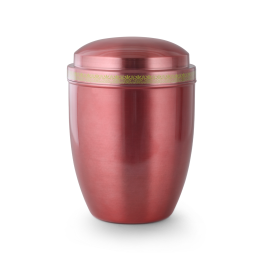 Stahl, pastell-rosé lasierend, Dekor Stahl, pastell-rosé lasierend, Dekor