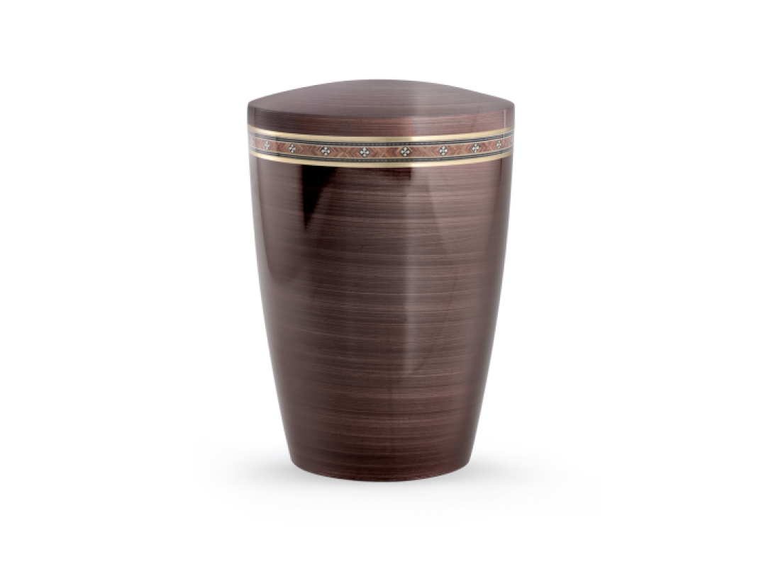 Edition Intarsia, kastanienbraun, Kreuze biol. abbaub. Edition Intarsia, kastanienbraun, Kreuze biol. abbaub.