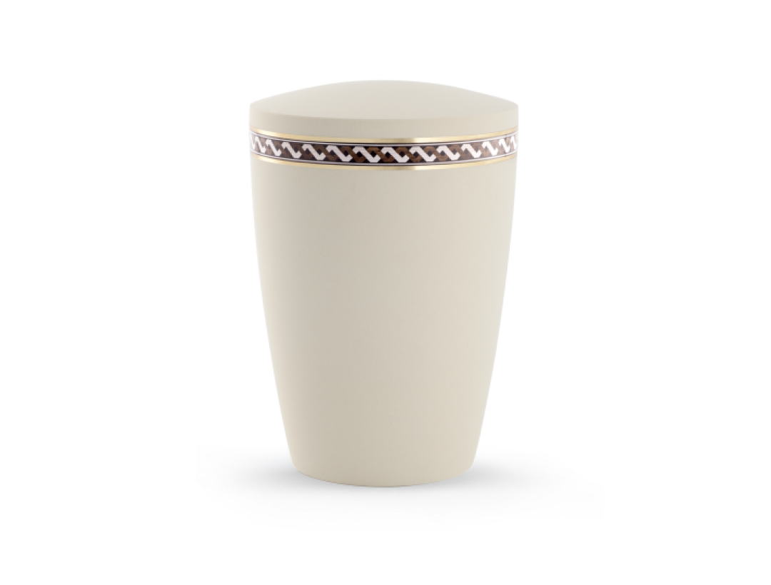 Edition Intarsia, creme, Wellen, biol. abbaub.