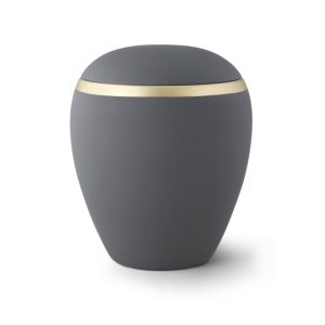 Edition Colour Line, Samton graphit, altgold Dekorstreifen, Keramik