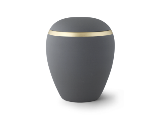 Edition Colour Line, Samton graphit, altgold Dekorstreifen, Keramik