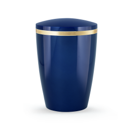 Edition Alicante, hochglanz königsblau, Goldstreifen matt/glänzend, biol. abbaub. Edition Alicante, hochglanz königsblau, Goldstreifen matt/glänzend, biol. abbaub.