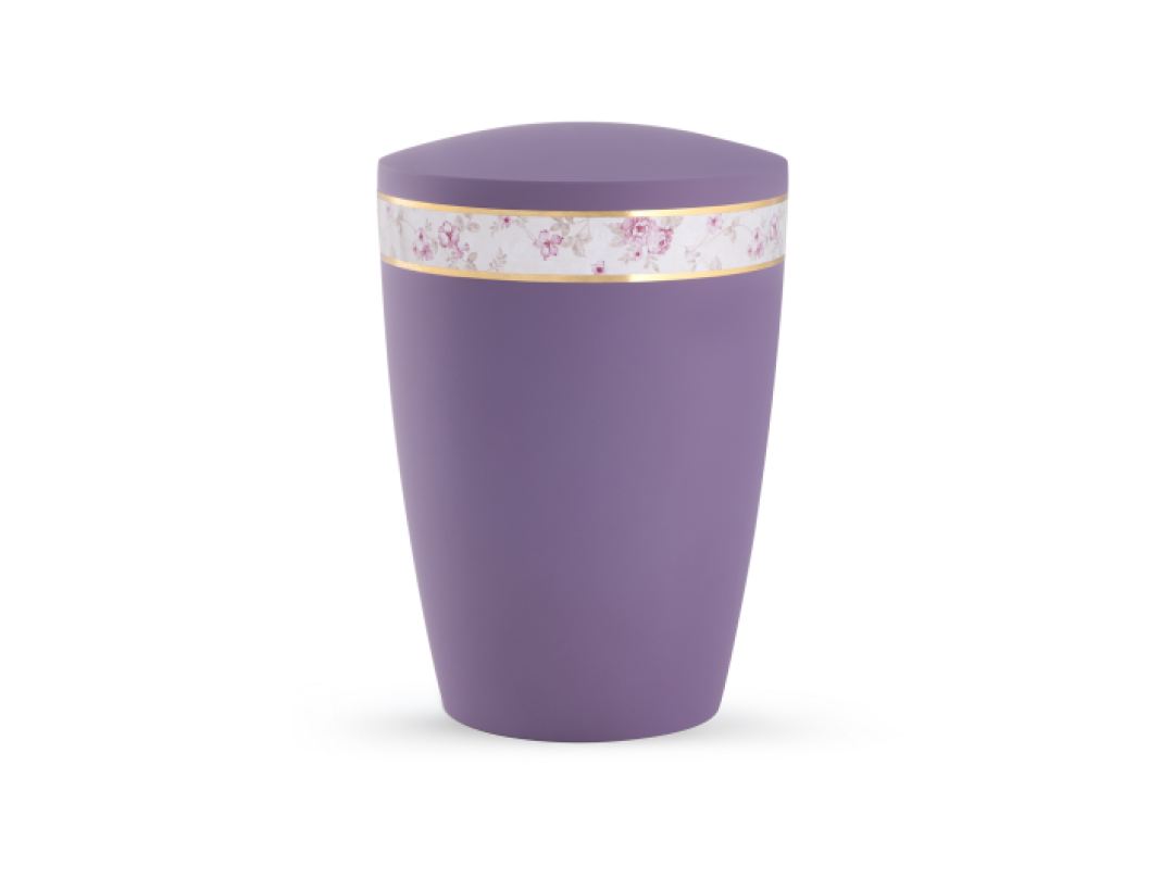 Edition Pastell, Soft-Touch-Oberfläche, lila, Blumen, biol. abbaub. Edition Pastell, Soft-Touch-Oberfläche, lila, Blumen, biol. abbaub.