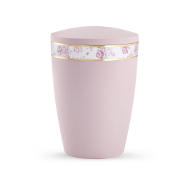 Edition Pastell, Soft-Touch-Oberfläche, rosa, umlaufendens Rosenband, biol. abbaub.