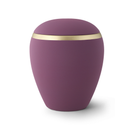 Edition Colour Line, Samton burgund, altgold Dekorstreifen, Keramik