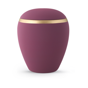Edition Colour Line, Samton burgund, altgold Dekorstreifen, Keramik