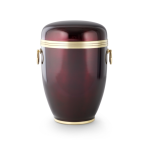 Kupfer, aubergine, MS-Griffe, Fuß