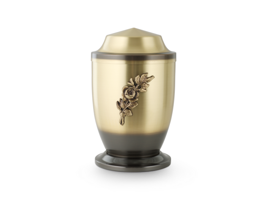 Messing, galvanisch gefärbt Rosenzweig