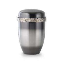 Cestal, galvanisch gefärbt, Eichenlaub-Gussdekor