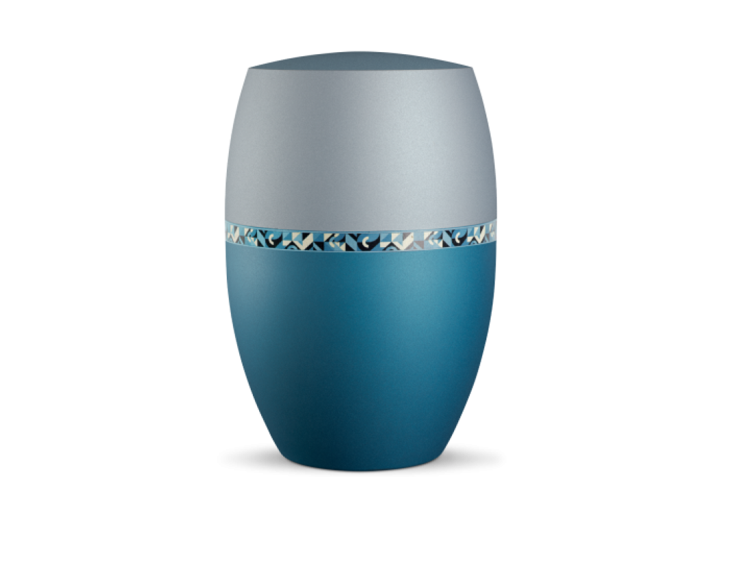 Infinity Artista, velvet Arctic Türkis/Eisblau, geometrisches Dekor Infinity Artista, velvet Arctic Türkis/Eisblau, geometrisches Dekor