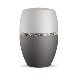 Infinity Artista, velvet Steingrau/Silbergrau, geometrisches Dekor