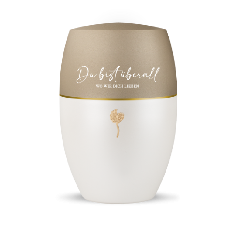 Edition Essence, Spruch und Pusteblume, Velvet Champagner