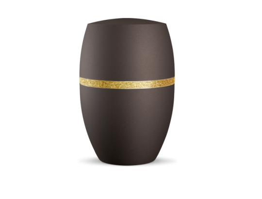 Infinity Glamour Gold, velvet Siena, Gold glitzerndes Dekor