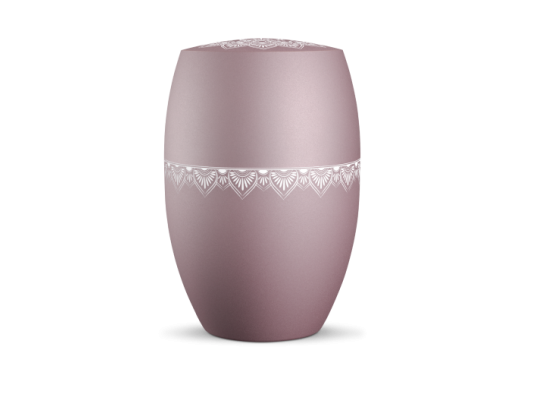 Infinity Mandala, velvet Rosé, Mandala auf dem Deckel und umlaufend
