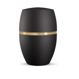 Infinity Livorno, velvet Schwarz, gebürstetes Golddekor Zweig Infinity Livorno, velvet Schwarz, gebürstetes Golddekor Zweig